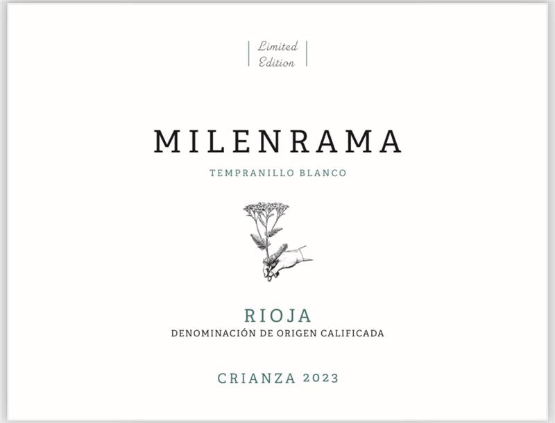 Rioja Blanco Crianza, Milenrama 2022
