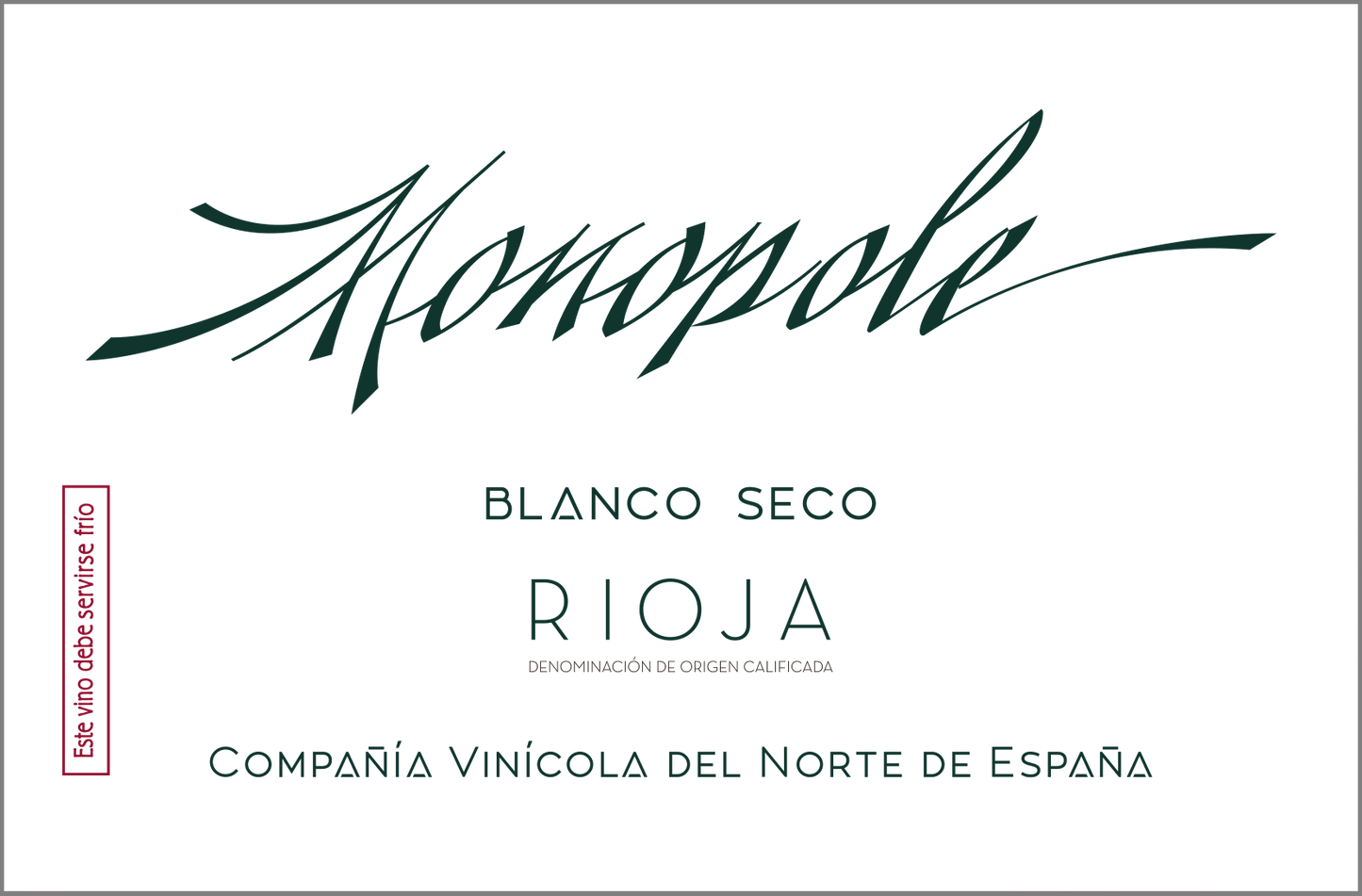 Rioja Blanco, Monopole, CVNE
