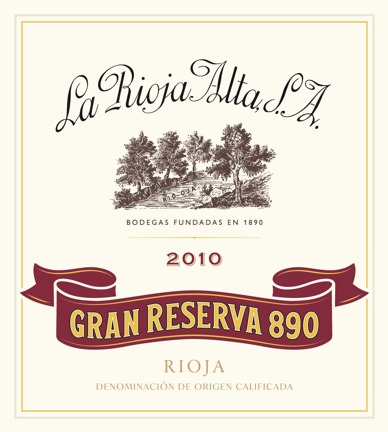 Rioja Gran Reserva, '890', La Rioja Alta 2011