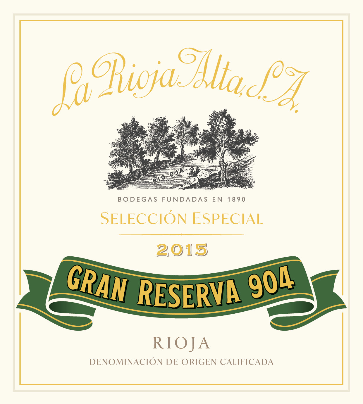Rioja Gran Reserva Seleccion Especial, '904', La Rioja Alta 2015