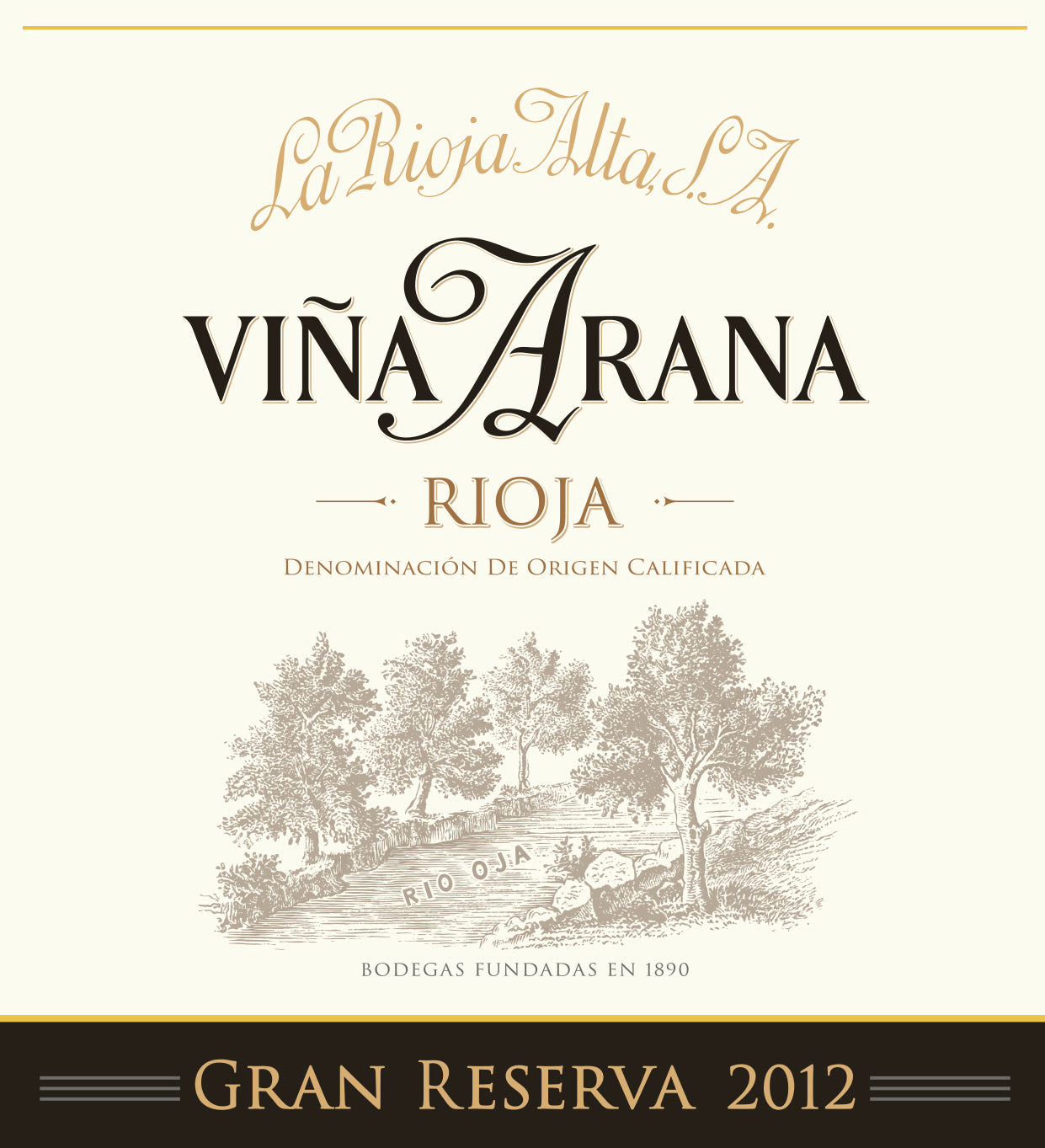 Rioja Gran Reserva, 'Vina Arana', La Rioja Alta 2017
