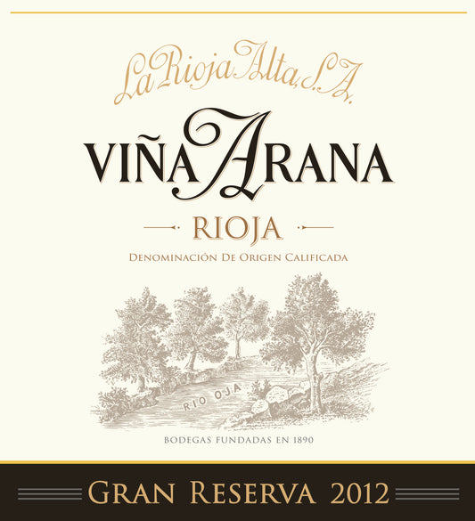 Rioja Gran Reserva, 'Vina Arana', La Rioja Alta 2017