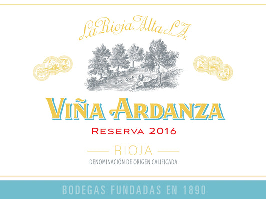 Rioja Reserva, 'Vina Ardanza', La Rioja Alta 2019