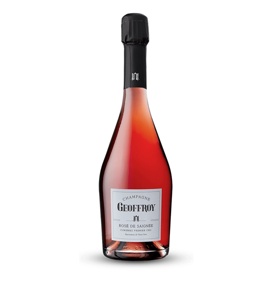Rose De Saignee 1er Cru Brut, Champagne Geoffroy