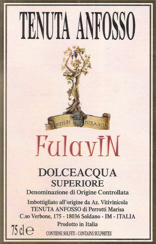 Rossese di Dolceaqua Superiore 'Fulavin', Tenuta Anfosso 2021