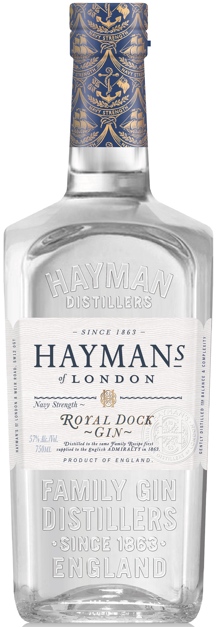 Haymans Royal Dock Navy Strength Gin