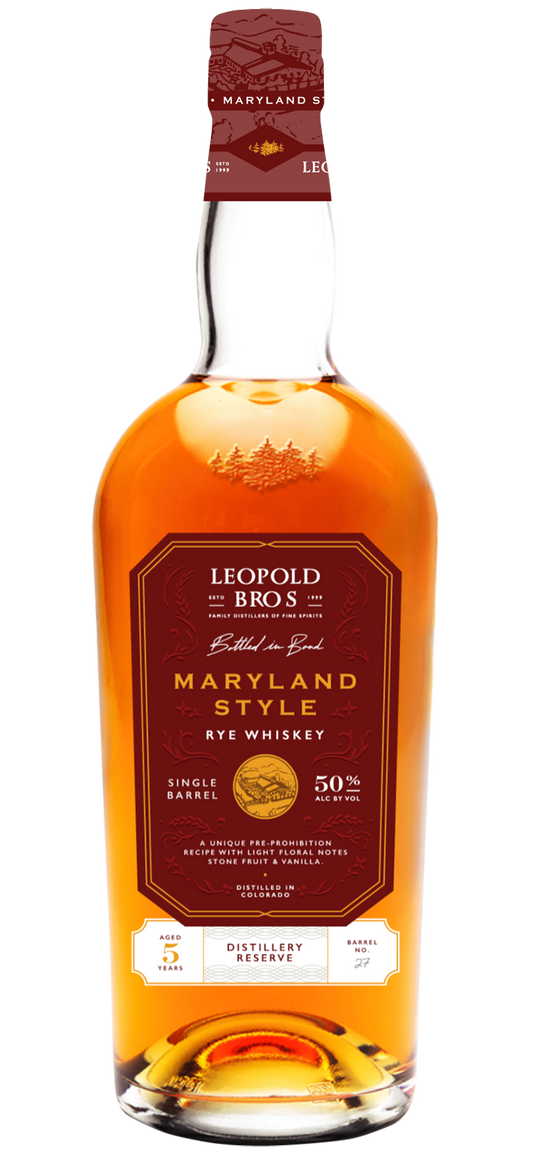 Rye Whiskey, Maryland Style, 5 Year Single Barrel, Leopold Bros