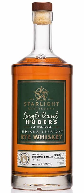 Rye Whiskey, Single Barrel, '9th Floor - Ny', Starlight Distillery
