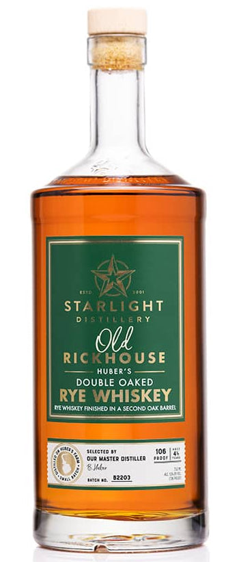 Rye Whiskey, Small Batch Double Oak, Starlight Distillery