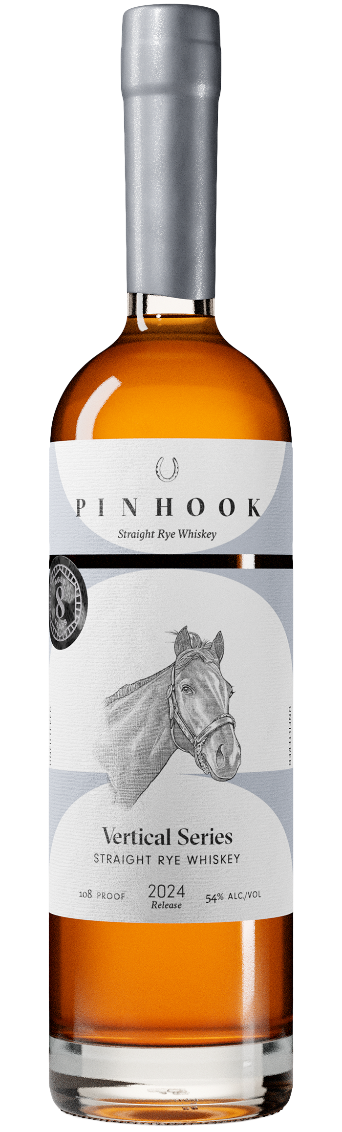 Rye Whiskey, Vertical Series Rye - 8 Year [Silver Wax], Pinhook 2024