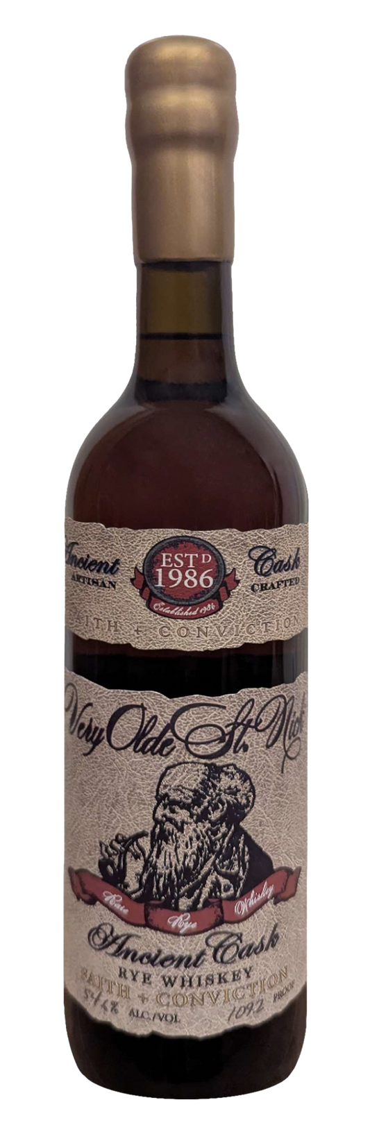 Rye Whiskey, Very Olde St. Nick, Faith & Conviction, Preservation Distillery