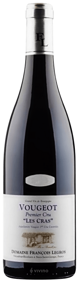 Arvine Domaine Francois Legros - Vougeot 1er Cru Les Cras 2023