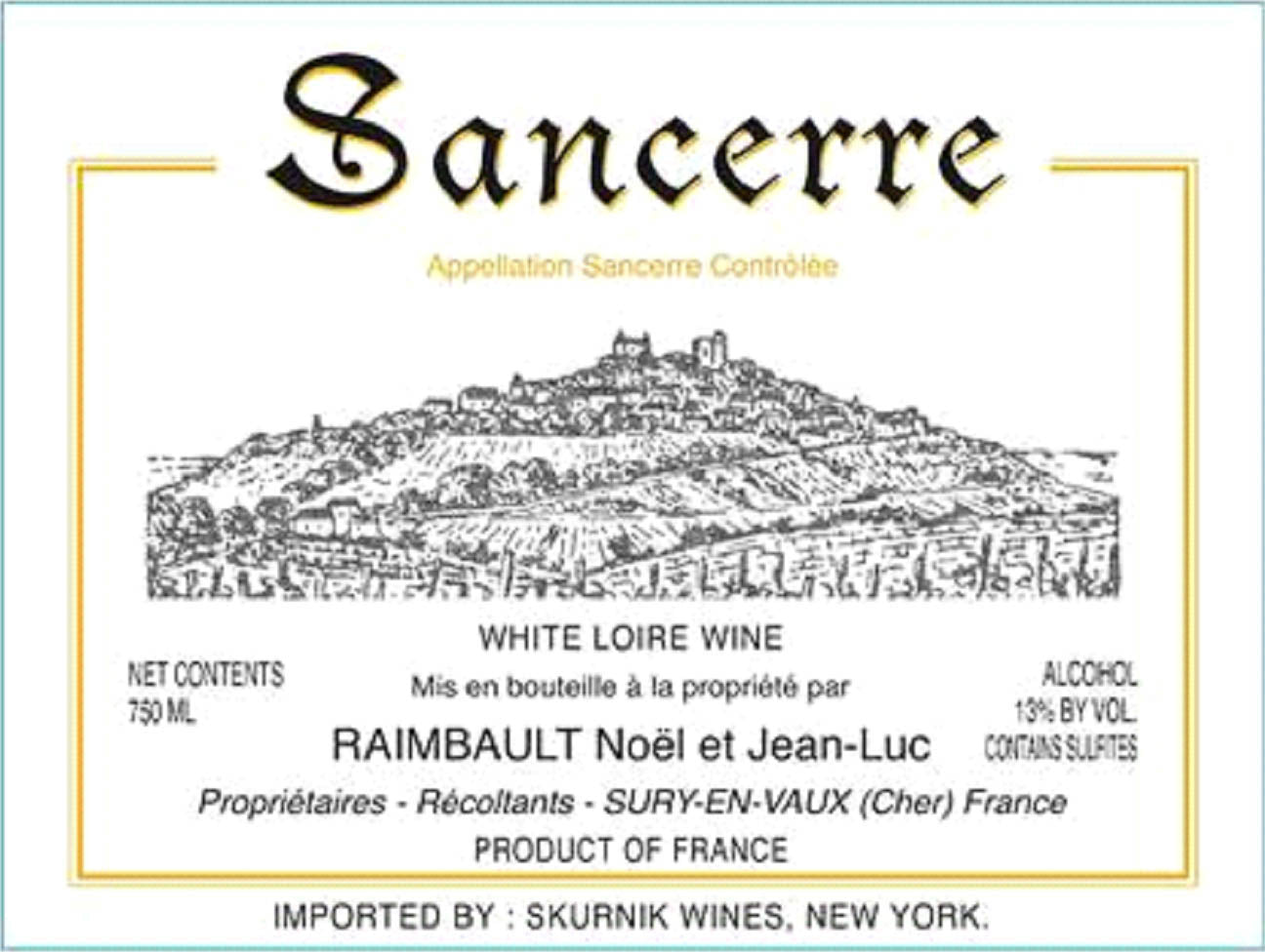 Sancerre, Noel et Jean-Luc Raimbault