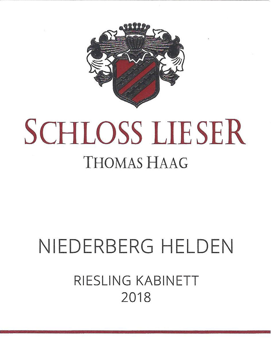 Niederberg Helden Riesling Kabinett, Schloss Lieser 2023