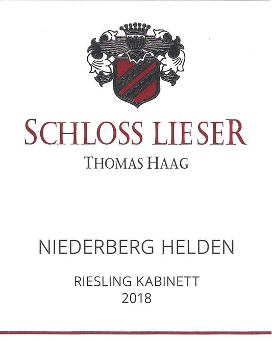 Niederberg Helden Riesling Kabinett, Schloss Lieser 2023