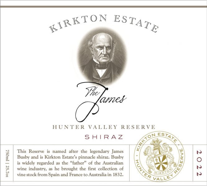 Reserve Shiraz 'The James', Kirkton Estate