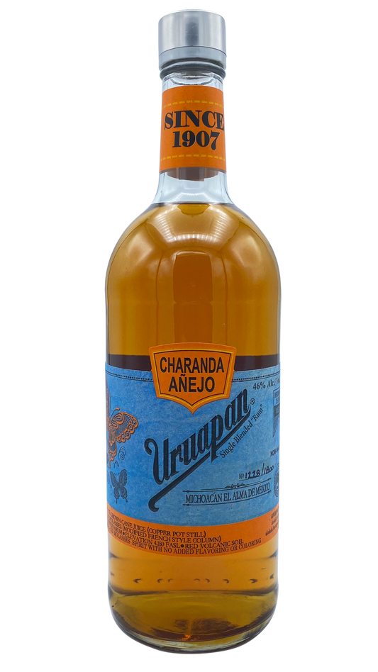 Charanda, Single Estate Blended Anejo Rum, Uruapan Charanda