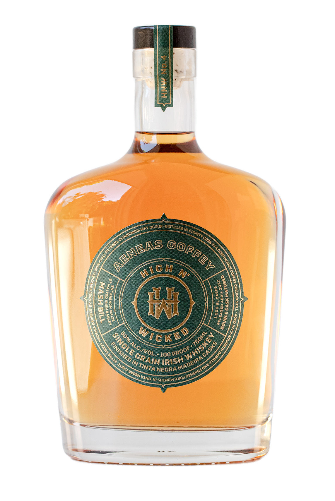 Single Grain Irish Whiskey, 'Aeneas Coffey', High N' Wicked