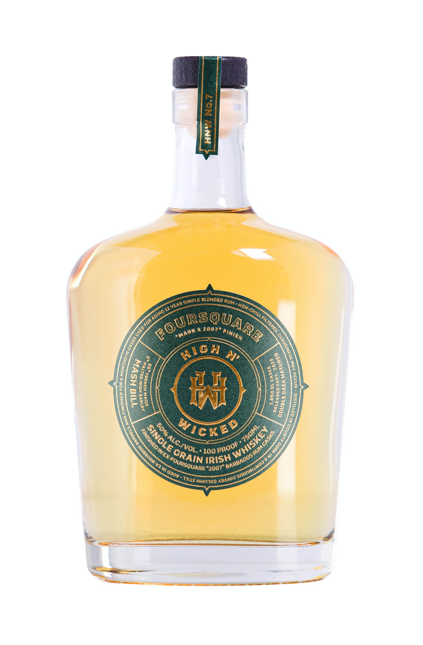 Single Grain Irish Whiskey, 'Foursquare - Mark X 2007', High N' Wicked