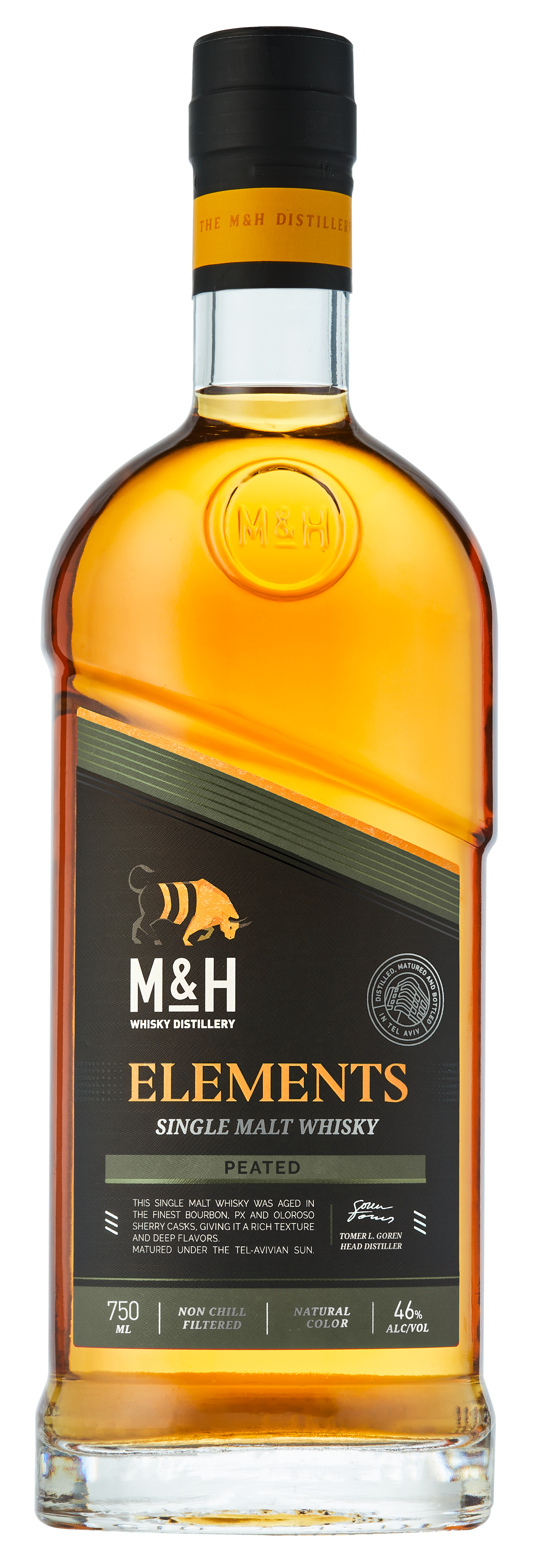 Single Malt Whisky, 'Elements, Peated', Milk & Honey Distillery