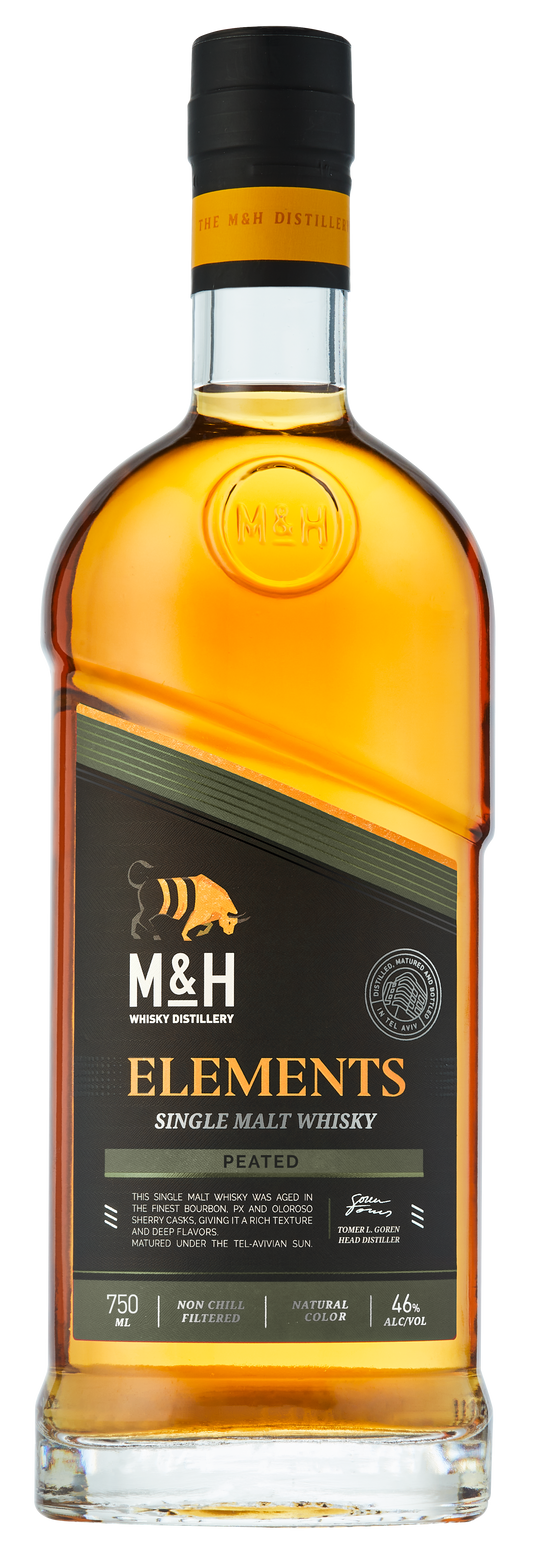 Single Malt Whisky, 'Elements, Peated', Milk & Honey Distillery