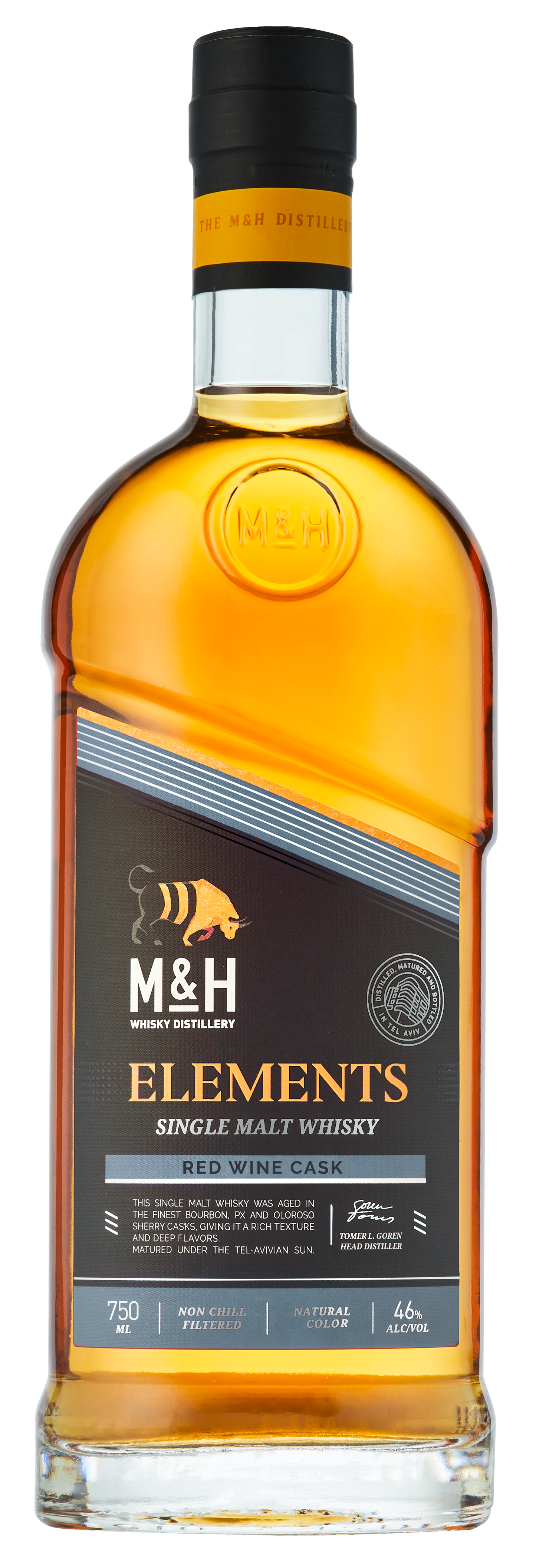 Single Malt Whisky, 'Elements, Red Wine Cask', Milk & Honey Distillery [Strapped