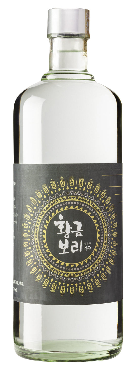 Soju, Golden Barley, 'Black Label' 40