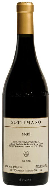 Brachetto 'Mate' [Dry-Still],  Sottimano