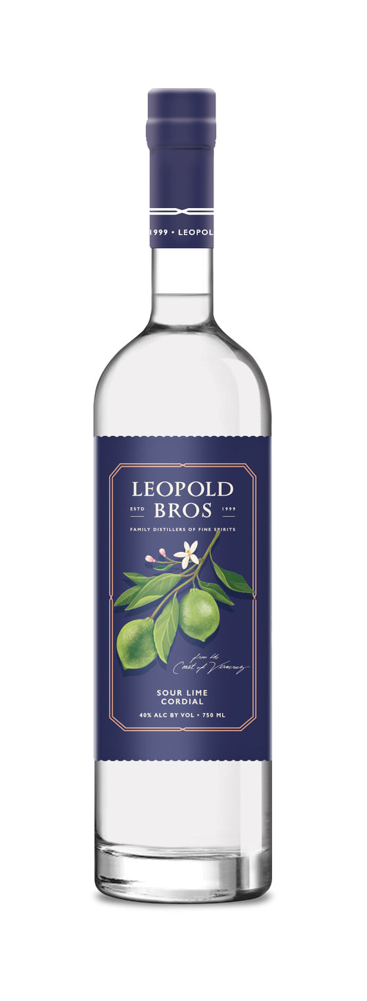 Sour Lime Cordial, Leopold Bros