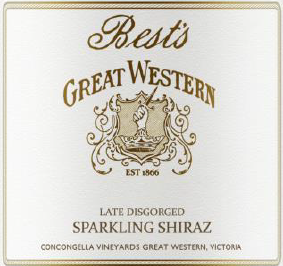 Sparkling Shiraz, 'Concongella Vyd', Best's Great Western