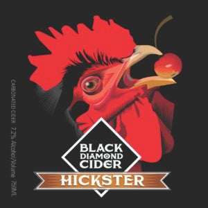 Sparkling Semi-Dry Cider 'Hickster' KEGS, Black Diamond Cider