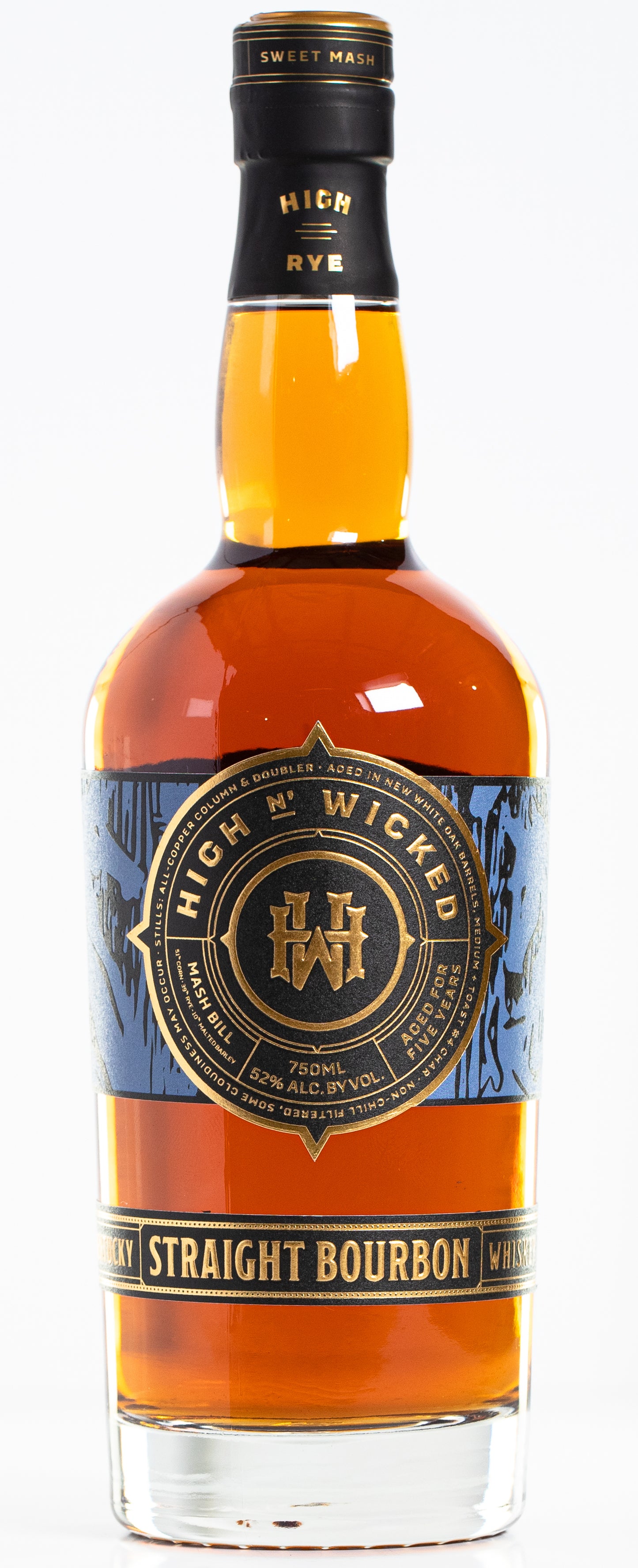 Straight Bourbon Whiskey, 5 Year, High N' Wicked