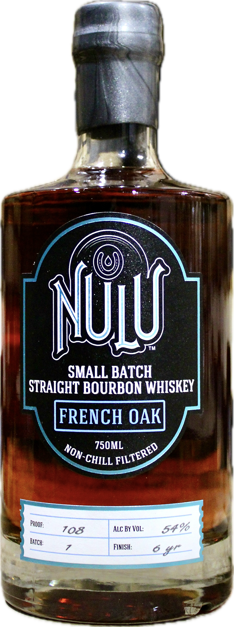 Straight Bourbon Whiskey, 'Small Batch - French Oak', Nulu Whiskey