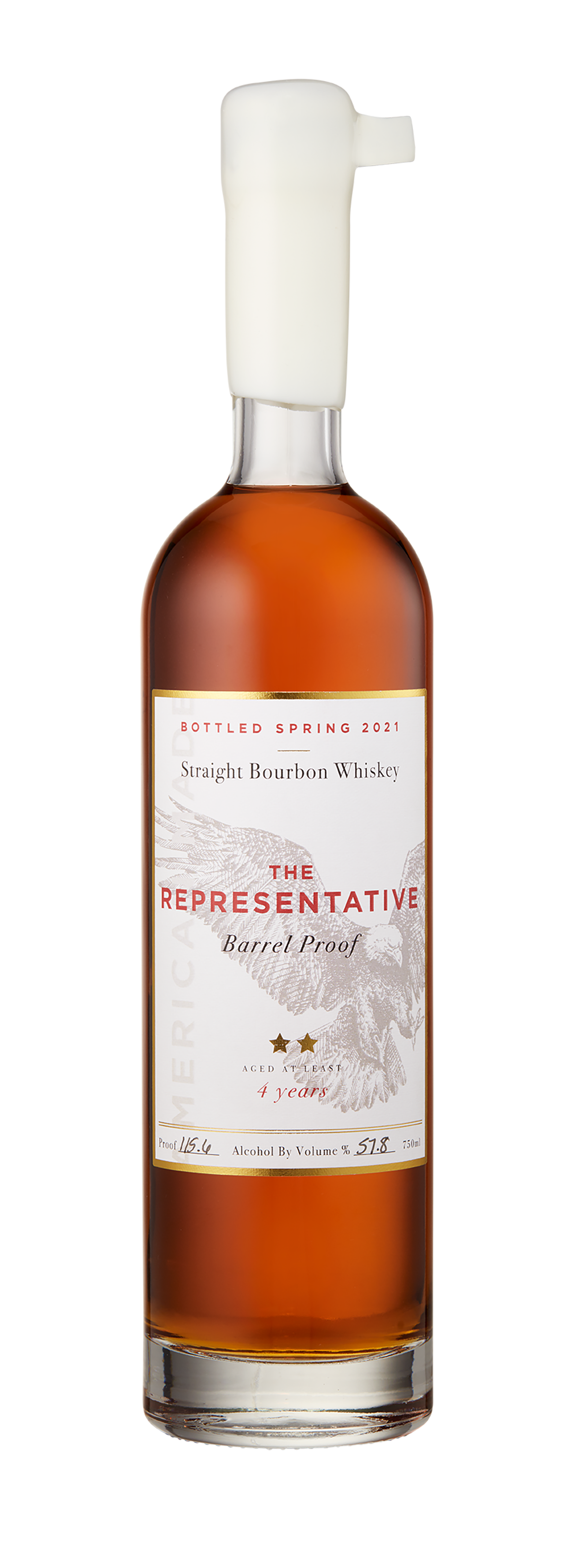 Straight Bourbon Whiskey, 'The Representative', Proof and Wood [STRAPPED]^