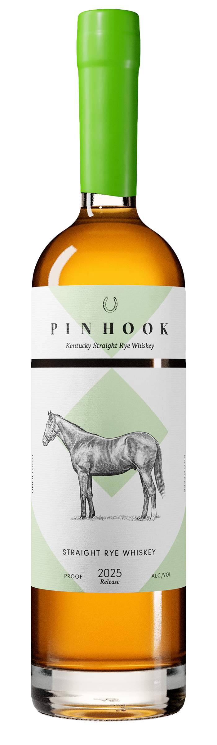 Straight Rye Whiskey, 2025 [Green Wax], Pinhook [Strapped] 2025