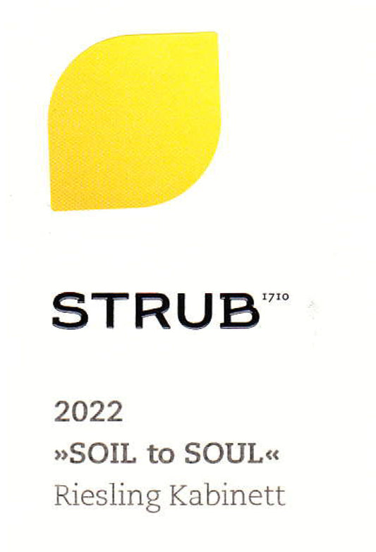 Soil to Soul' Riesling Kabinett, Strub