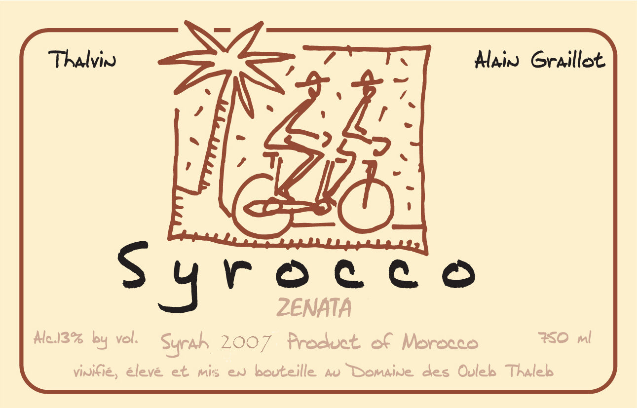 Syrah Du Morocco "Syrocco", Thalvin [Alain Graillot]