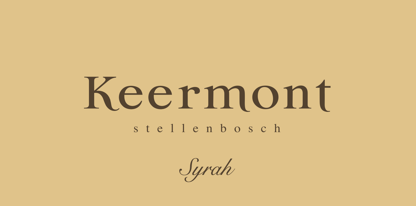 Syrah 'Stellenbosch', Keermont 2018