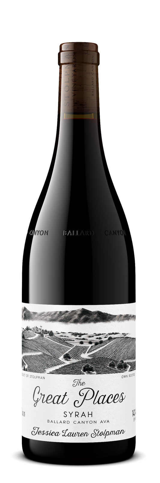 Syrah 'The Great Places - Jessica Lauren', Stolpman 2023