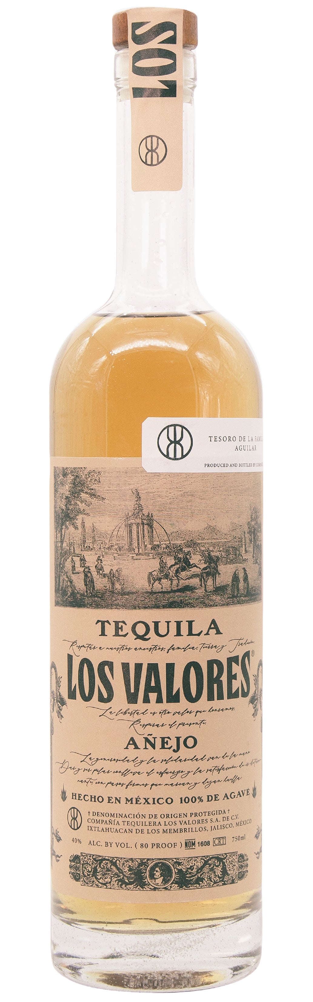 Tequila Anejo, Los Valores