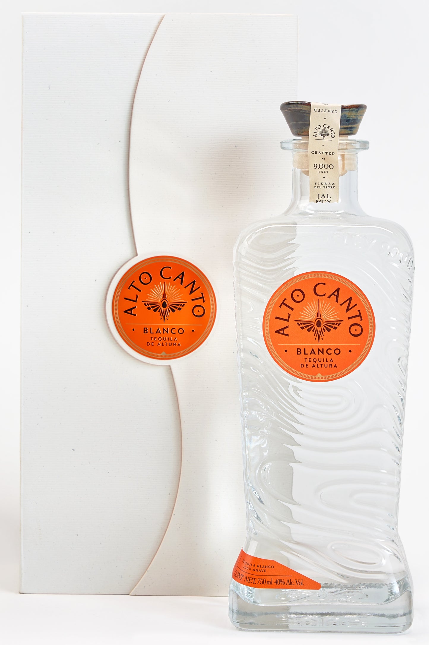 Tequila Blanco (W/ Gift Box), Alto Canto