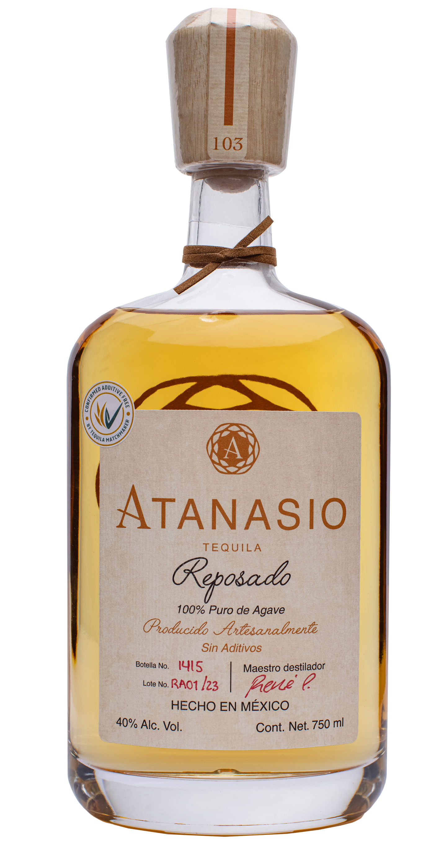 Tequila Reposado, Atanasio