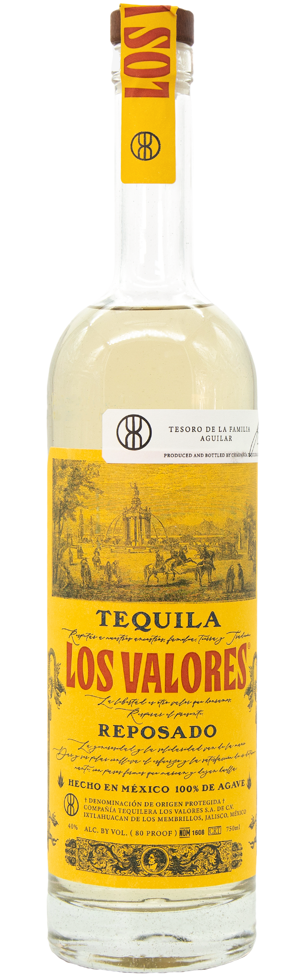 Tequila Reposado, Los Valores