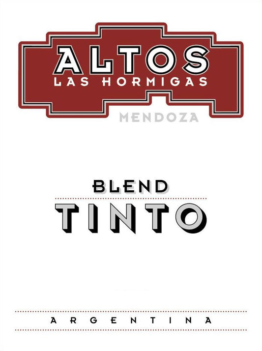 Tinto 'Mendoza', Altos Las Hormigas