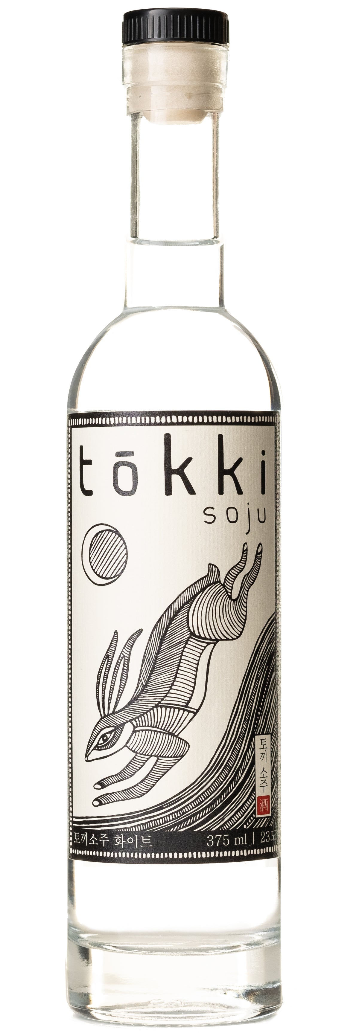 White Label (23% abv), Tokki Soju