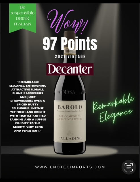 Palladino Barolo Serralunga d'Alba 2020 -97 Points