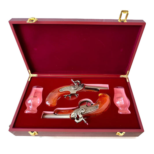 H Deringer Bourbon Whiskey Pistol Gift Set