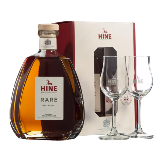 Hine Cognac Rare VSOP (with Glasses)