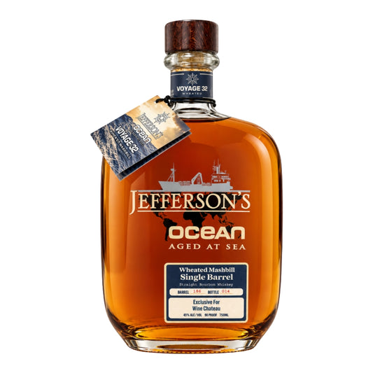 Jeffersons Ocean Wheated Single Barrel Bourbon-Wine Chateau Exclusiv