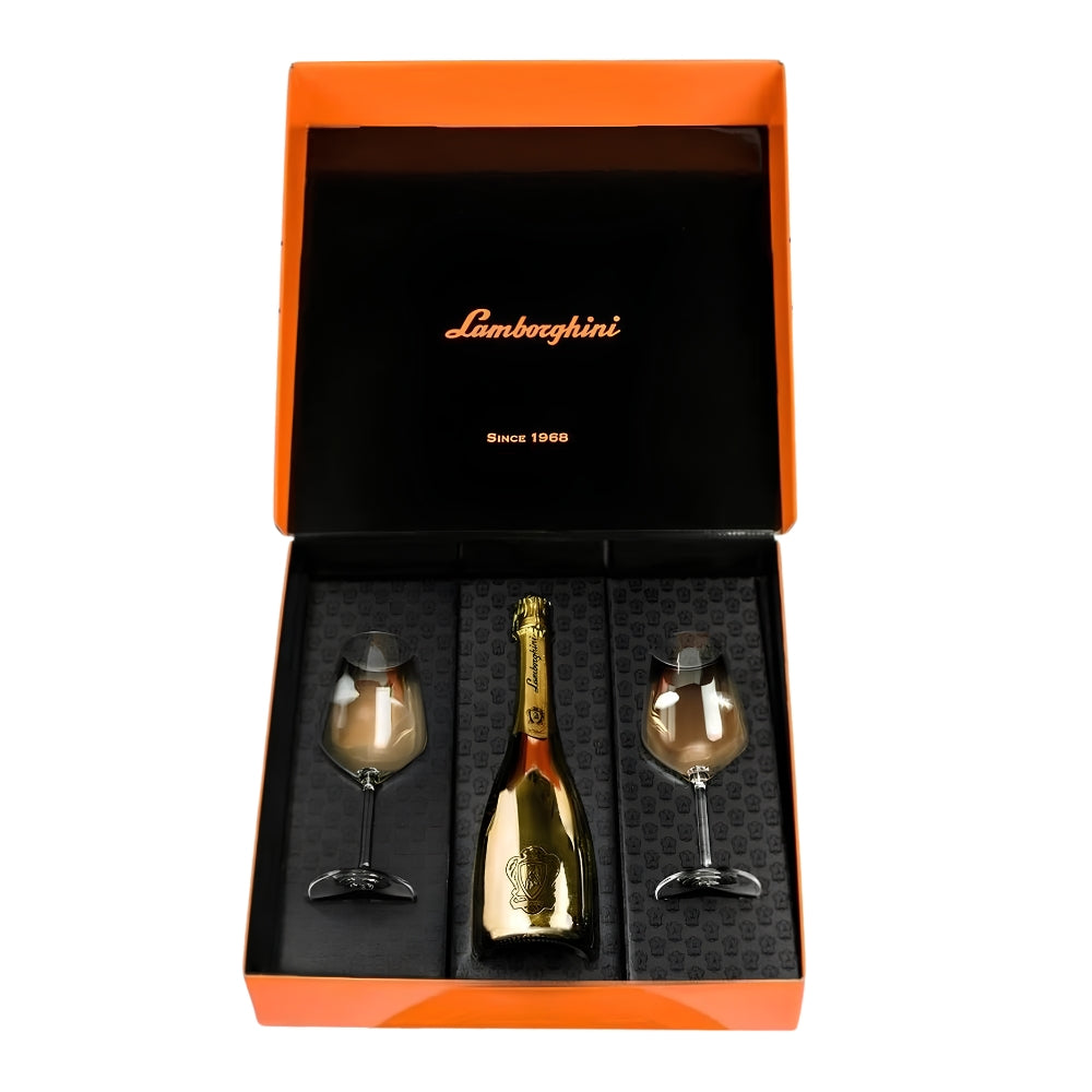 Lamborghini Vino Spumante - Brut With Gift Set